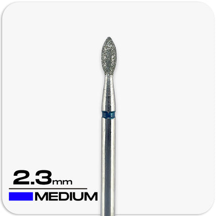 Diamond Nail Drill Bit | Bud 2.3mm (Blue)