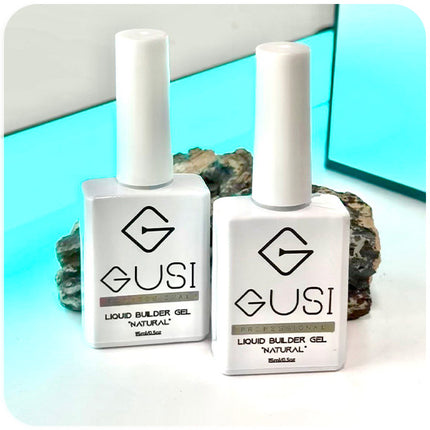 Liquid Builder Gel Natural by GUSI in bottle, 15g