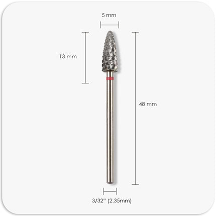 Carbide Corn Nail Drill Bit (Red)