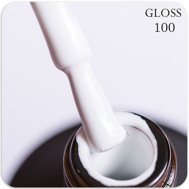Gel polish GLOSS 100 (white), 11 ml