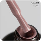Gel polish GLOSS 107 (pink brown), 11 ml