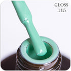 Gel polish GLOSS 115 (turquoise), 11 ml