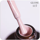Gel polish GLOSS 117 (pale pink), 11 ml