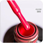 Gel polish GLOSS 505 (bright coral), 11 ml