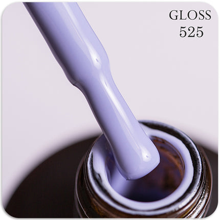 Gel polish GLOSS 525 (pale cornflower), 11 ml