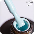Gel polish GLOSS 534 (light blue), 11 ml