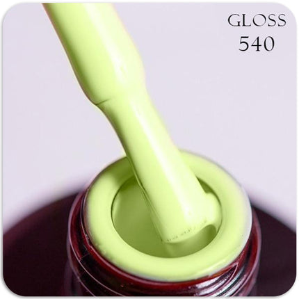 Gel polish GLOSS 540 (light green), 11 ml