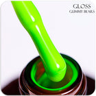 Gel polish GLOSS Gummy Bears 506 (lime neon), 11 ml