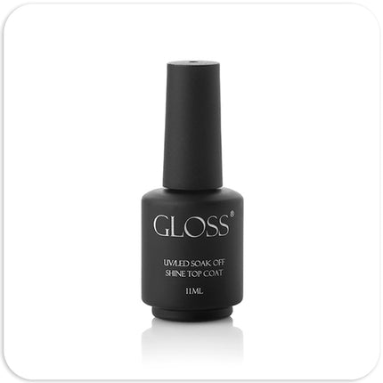Top coat without sticky layer with flicker GLOSS Shine Top Coat, 11 ml