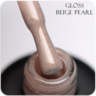 Camouflage base GLOSS Premium French Base Beige Pearl, 11 ml